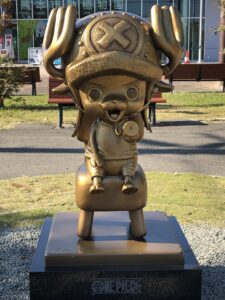 熊本　銅像　ワーコレ　復興　ワンピース  チョッパー  記念カード　熊本限定
